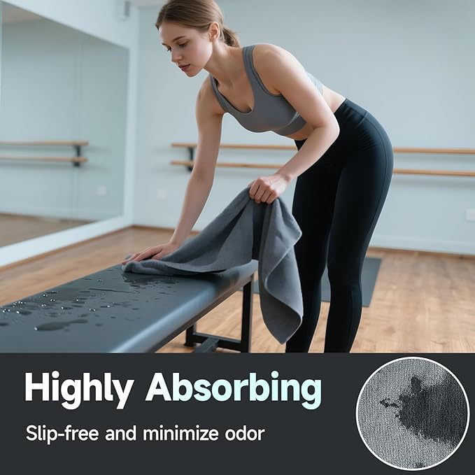 Yoga Mat Towel - Non-Slip Microfiber for Hot Yoga & Pilates | Super Absorbent, Lightweight & Machine Washable 72"x25" (2 Pack Pink)