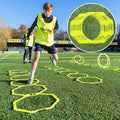 FORZA Agility Training Octa Rings [Pack of 6] | Soccer Training Equipment | Multi-Sport Agility Ring Set | Speed Training Equipment | Sports Equipment