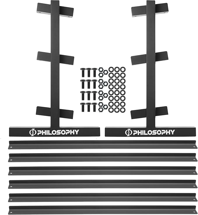 Philosophy Gym 3-Tier Dumbbell Rack, Heavy-Duty
