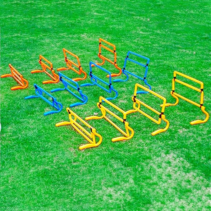BESPORTBLE Removable Training Hurdles, Agility Ladder Speed Training Equipment, Soccer Training Agility Hurdles(Yellow)