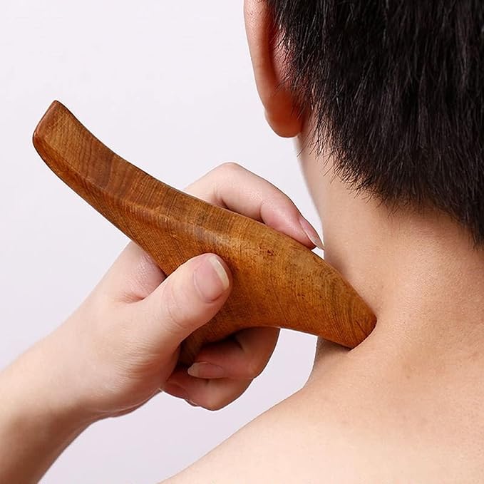 Broman Reflexology Tools, Wood Therapy Massage Tools, Widely Used as Head Neck Hand Waist Calf Leg Foot Massager, Small Tool but High Usefulness – Triangle Massager