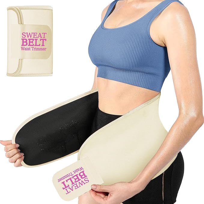 ZPP Waist Trainer for Women and Men, Neoprene Sweat Band Waist Trimmer Belt Slimming Stomach Wrap for Workout