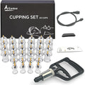 Cupping Therapy Set 32 Massage Therapy Cups Cupping Kit for Body Cellulite Massage Back Pain Relief, Chinese Acupoint Physical Hijama