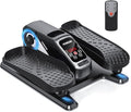 HOMGIM Under Desk Elliptical Machine - Quiet Motorized Leg Exerciser with Smart Remote, 12-Speed Manual Programs Auto/3 Auto Programs LCD Display & Bidirectional Motion for Home/Office