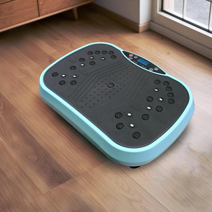 Power Vibration Plate Exercise Machine 300Lbs Capacity Full Whole Body Workout Vibration Platform,Waver Vibration Plate for Home Fitness