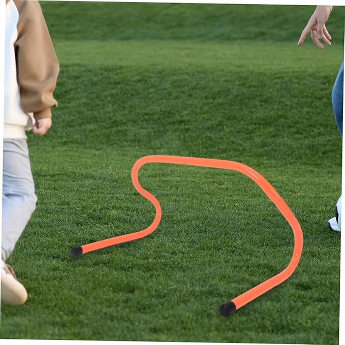 4Pcs Speed Training Hurdles Durable Plastic Agility Hurdles for Soccer Football Height Wear Resistant Sports Equipment for Jumping Agility Drills