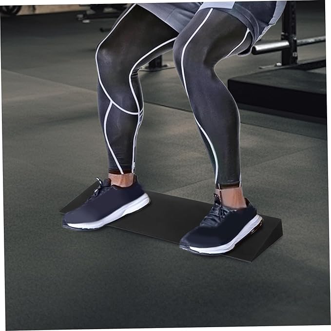Squat Wedge 20x6x2 Inch Heavy Duty & Non-Slip EVA Squat Wedge Block Multi-Purpose Slant Board Block Workout for Squats Slant Board Calf Stretcher Yoga.