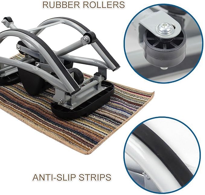 Rock Stepper Side to Side Portable Lateral Rocking Stepper with Digital Display and Non-Slip Mat Mini Steppers for Exercise at Home