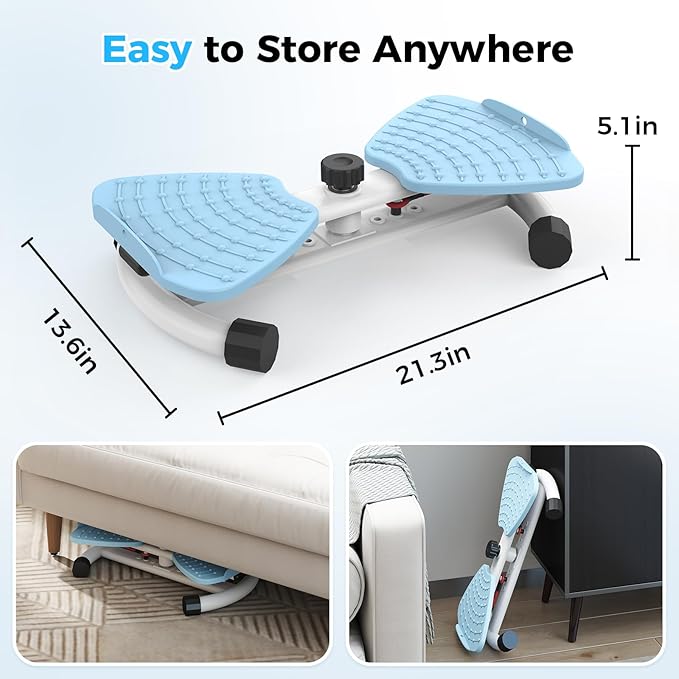 Waist Twister Machine Exercise, Ab Twister Board for Exercise, Waist Twisting Fitness Tool, Core Trainer for Women Belly Fat Loss, Home Gym Workout Equipment, Noiseless, 300 lbs Capacity