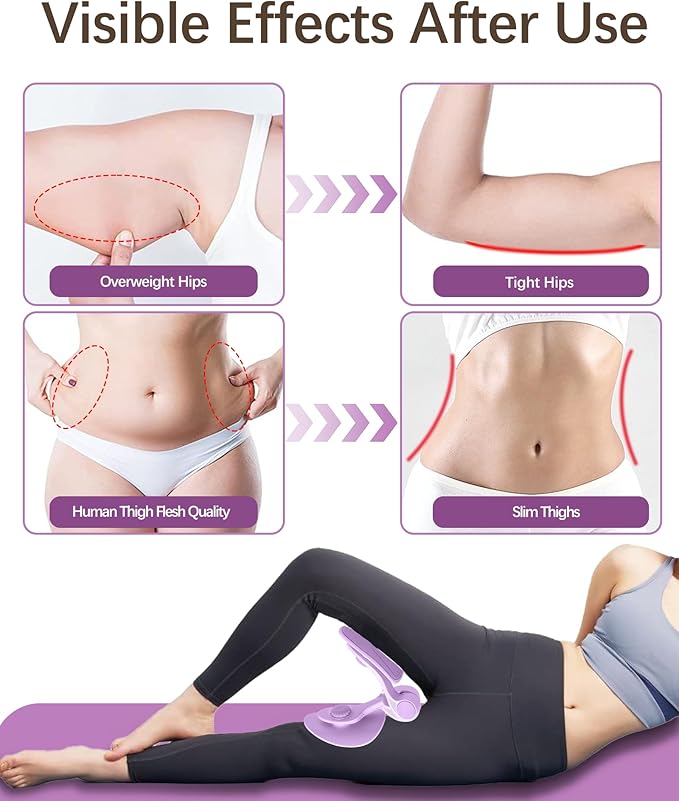 Thigh Exerciser Kegel Exerciser, Pelvic Floor Trainer, Kegel Trainer for Postpartum Rehabilitation, Trimmer Inner Thigh, Thigh Toner Workout,
