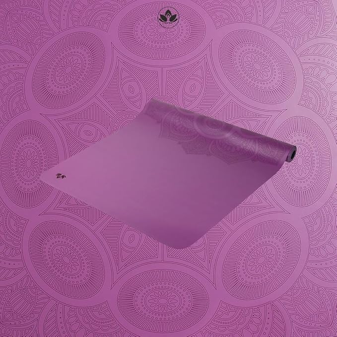 Premium Clever Yoga Mat - Extra Long Yoga Mat Suitable For All Yoga Types - Workout Mat For Home Or On The Go - Includes Our Perfect Fit Mat Bag