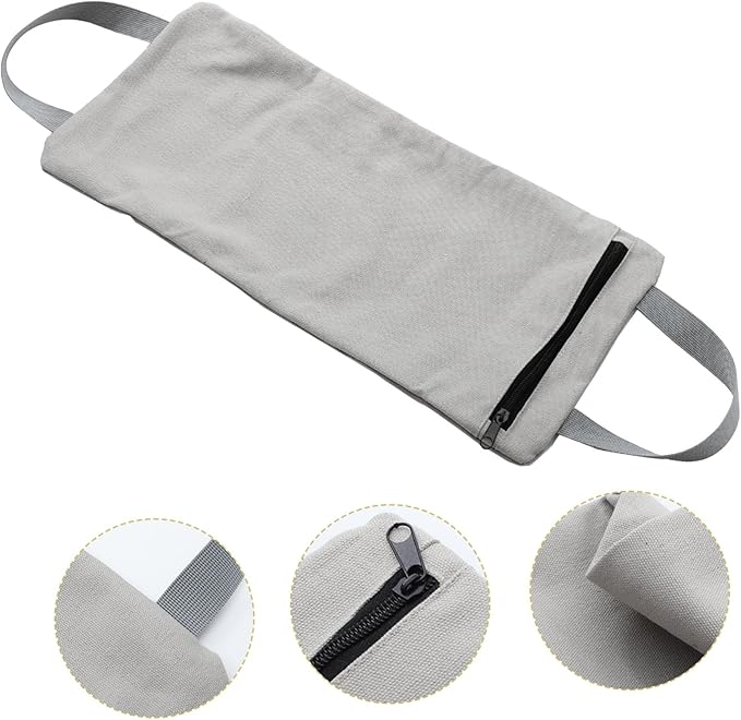 balacoo Fitness Training Sandbag Durable Exercise Sandbag with Handles for Weightlifting Yoga and Muscle Building Versatile Sand Weighting Bag for Home and Gym Workouts Gray
