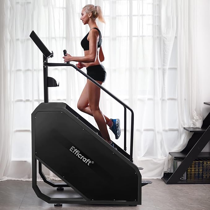 Stairmaster Machine with LED Screen, Commercial Grade Stair Climber, Continuous Climbing Exercise Machine for Cardio, 15 Speed Levels Stair Master, 15-164 Steps/Min