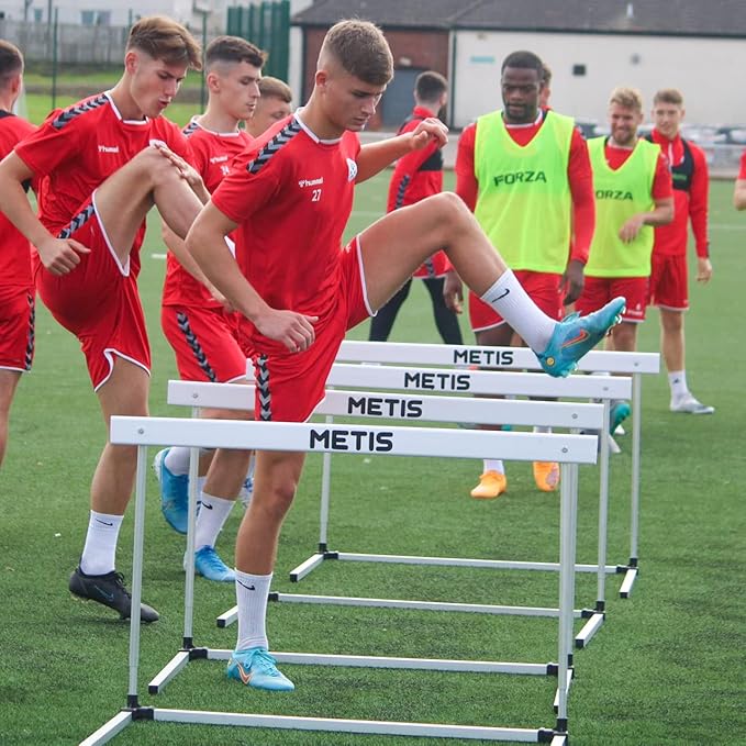 METIS Alloy Hurdles - Premium Adjustable Track & Field Equipment for Junior & Senior Athletes | Available in Packs of 1, 5, or 10