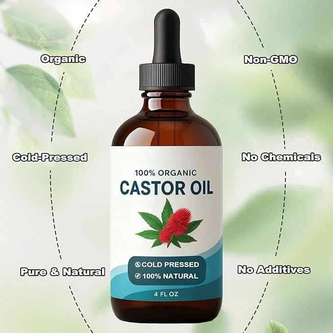Tavio Castor Oil, Celara Castor Oil Pack, Can Be Used with Cotton Castor Oil Pack Wrap or Patch for Liver Support, Digestion Aid, Muscle Relaxation & Detox