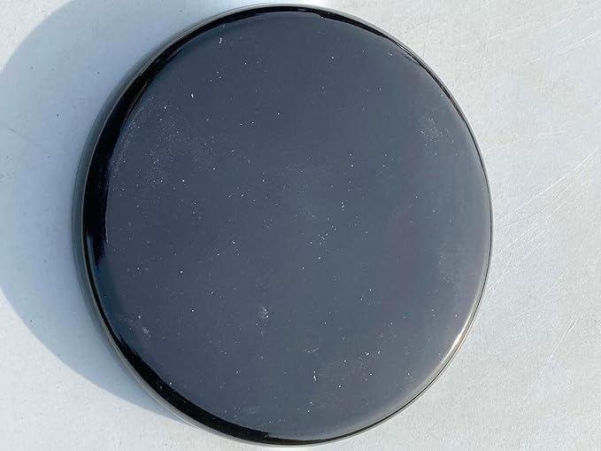 Iron Oxide Large Charging Plate Orgone Generator Energy Accumulator Great for Charging Food, Cleansing Water, Rebalancing and Revitalizing! Made 528Hz Frequency with OM Chants Many Beautiful Ingredients!