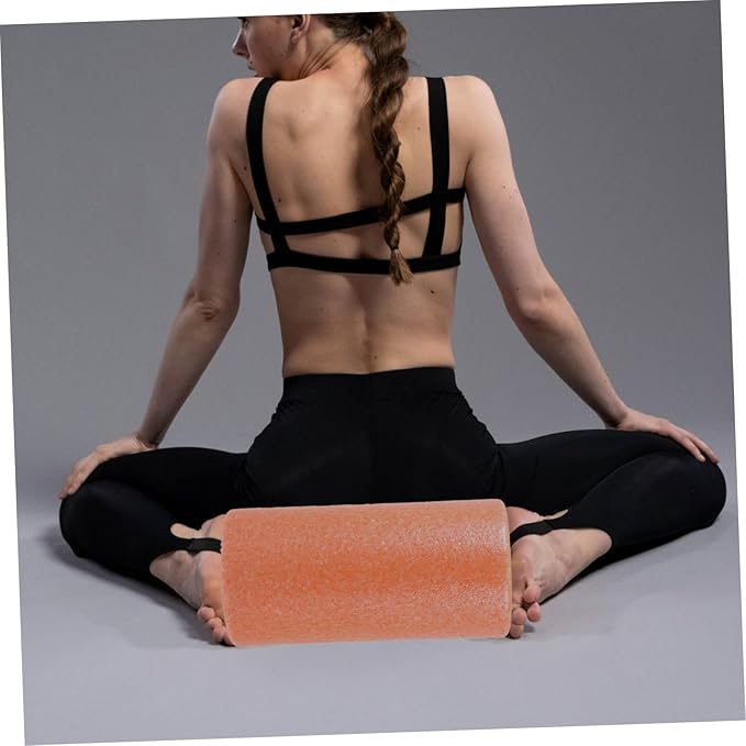 Happyyami Yoga Column Massage Stick Fitness Massage Roller Muscle Relaxing Household Yoga Massager