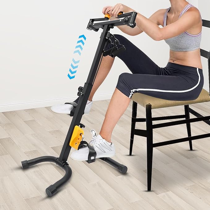 Bitodd Scooter Exercise Bike, Adjustable Exercise Bike, Multifunctional Exercise Bike, Exercise Equipment Load Capacity 264.55 Lbs, Scooter Exercise Bike for Home, Gym, Hotel