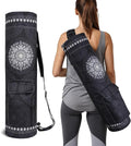 Yoga Mat Bag Full-Zipper Yoga Mat Carrier with Extra Wide Adjustable Strap 2 Multi-Functional Storage Cargo Pocket Stylish & Functional Yoga Bag Pilates Bag for Women & Men