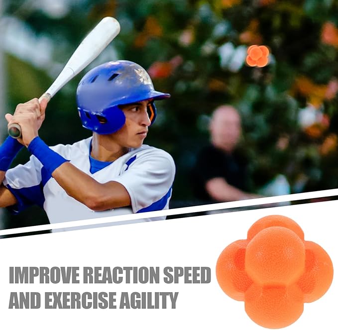 BESPORTBLE Speed Reflex Training Reaction Balls for Hand-Eye Coordination Agility and Focus Multi-Sport Exercise Tool for Baseball Handball and More