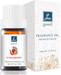 Strawberry Essential Oil - Pure Organic Scent for for Aromatherapy, Diffusers, Spray, Skin & Hair Care, Massage, DIY Candles & Soap, Perfume - Fruity Fragrance, 10mL