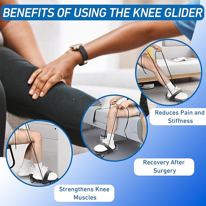 Knee Glider for Knee Replacement - Knee Replacement Recovery Aids, Knee Surgery Recovery , Knee Replacemnt Exerciser, After ACL, PCL ,MCLSurgery Recovery Must Haves Equipmen