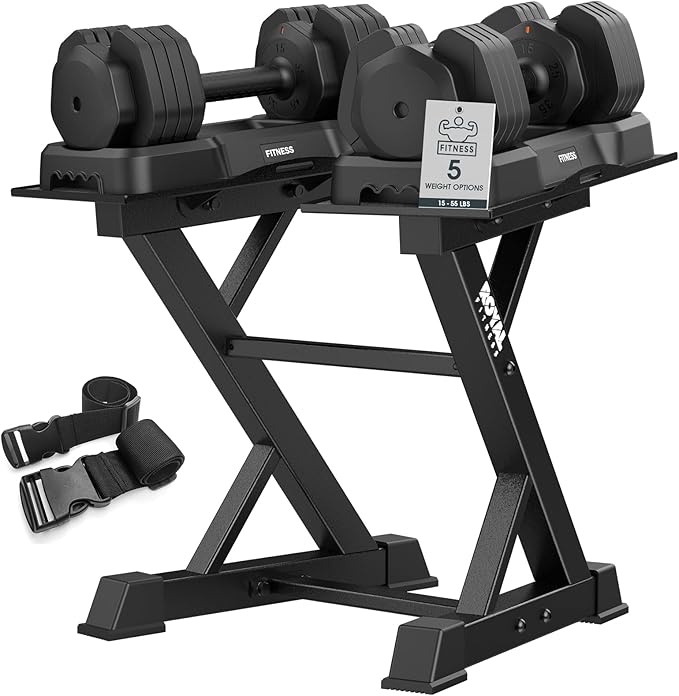 Adjustable Dumbbell Rack Weight Rack Heavy Duty, Home Gym Dumbbell Storage Stand Holder