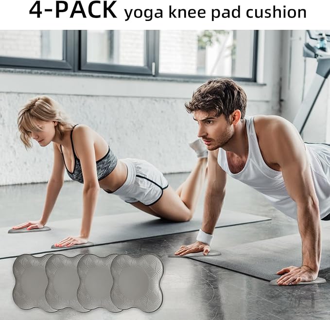 2 packs Yoga Knee Pad Mats Extra Thick for Knees Elbows Wrist Hands Head Foam Pilates Kneeling pad Yoga Knee Cushion Thick Exercise Pads for Knees Elbows Wrist Hands Head Foam Pilates Kneeling pad，Support Foam Pads for Women and Men