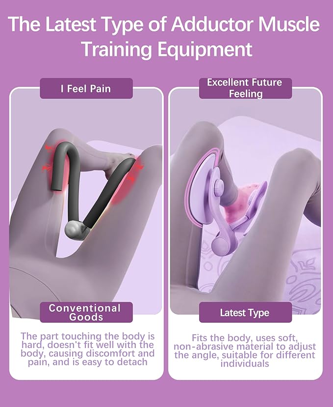 Thigh Exerciser Kegel Exerciser, Pelvic Floor Trainer, Kegel Trainer for Postpartum Rehabilitation, Trimmer Inner Thigh, Thigh Toner Workout,
