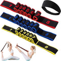 Fitness Resistance Band for Stretching and Yoga, Fashion Puller Exercise, Fitness Resistance Bands with Handles, Adjustable 8 Segment Numbered Resistance Band for Full Body