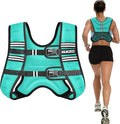 Weighted Vest Woman, 6/8/12/16/20/25/30 Lb Unisex Reflective Strength Training Weight Vest For Running, Jogging, Cardio & Workouts