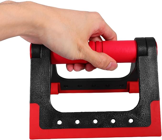 Push-up Bars and Stands Pair, Red Non-slip Pushup Rack for Men and Women, Foldable Fitness Equipment for Home Strength Training and Chest Muscle Exercise