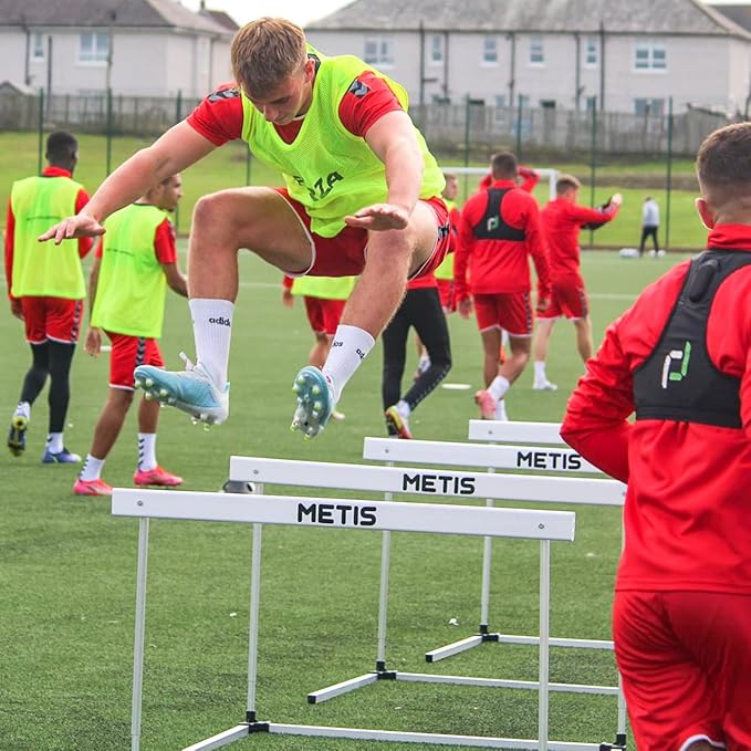 METIS Alloy Hurdles - Premium Adjustable Track & Field Equipment for Junior & Senior Athletes | Available in Packs of 1, 5, or 10