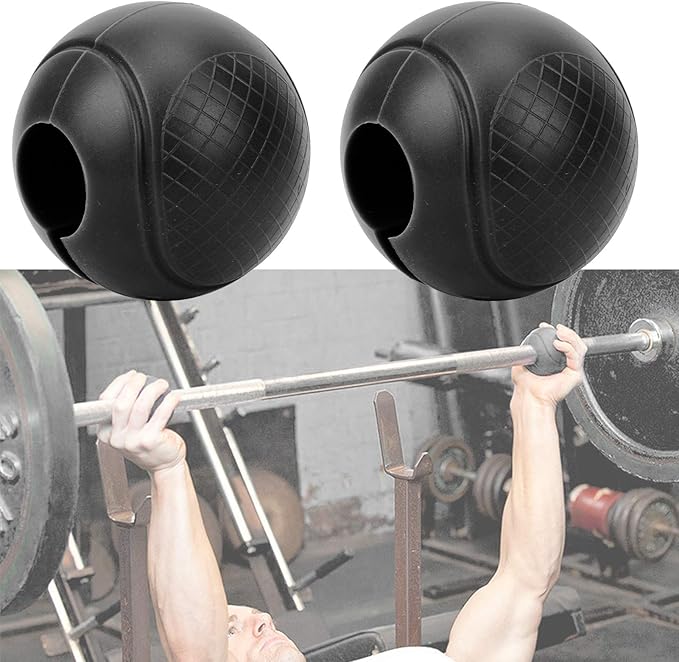 VGEBY Barbell Grips Dumbbell Grips Thick Adapter 2Pcs Weightlifting Strength Training Pull Up