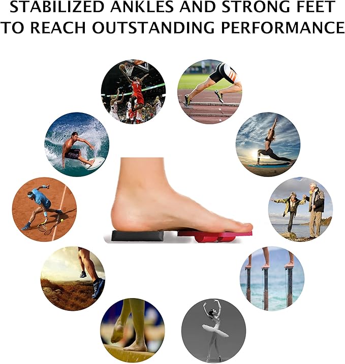 Ankle Foot Exerciser® Ankle Strengthener for ankle sprain relief, Foot Strengthener for plantar fasciitis; Ankle mobility, Posture corrector, Proprioception