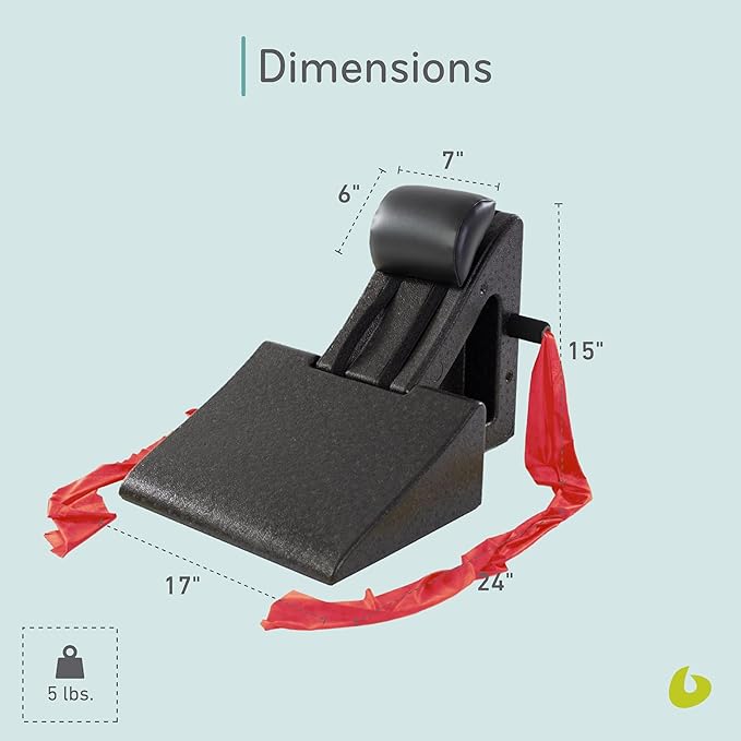 Balanced Body PilatesAngle & Accessories – Reformer Workout Wedge, Resistance Band, and Neck Support for Home Gym & Studio