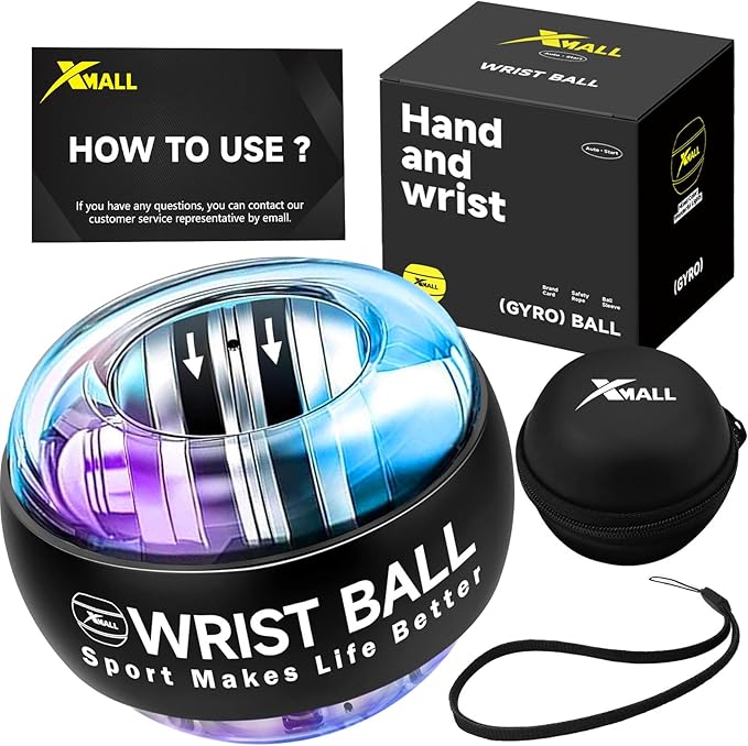 XMALL Wrist Ball,Used for Wrist Exercises,Strengthen Arms, Fingers, Grip and Muscles