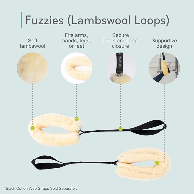 Balanced Body Fuzzies, Trapeze Table Loops, Pilates Gym Equipment and Exercise Equipment for Home Gym or Pilates Studio