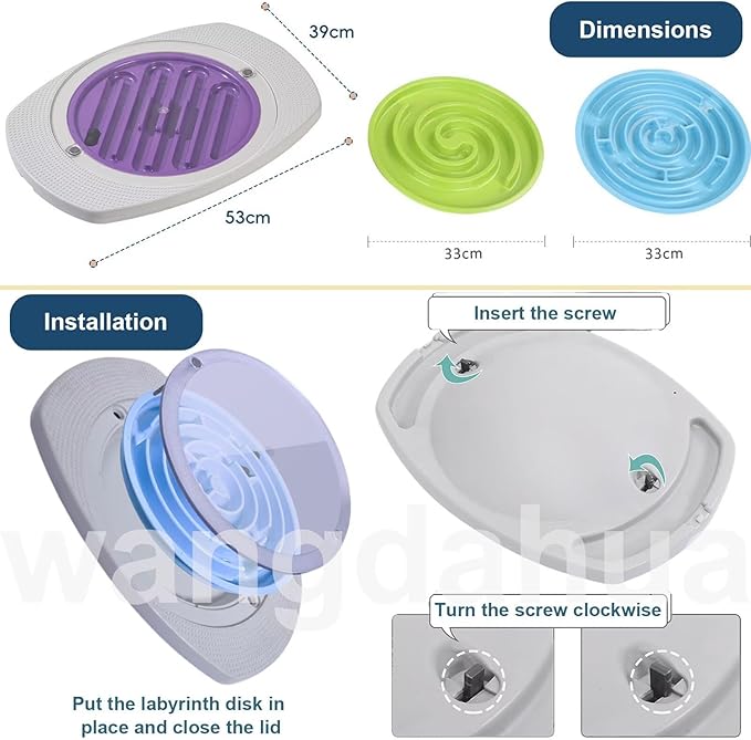 Balance Board for Kids, 20 inch Balance Board Maze with 2 Balls, 3 Replacement Labyrinth Boards, Toddler Wobble Boards for Sensory Training, Non-Slip Pedals, Max Load 130 Lbs