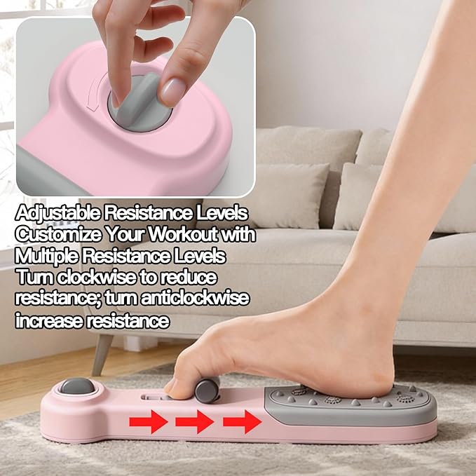 Foot Arch Trainer with Adjustable Resistance, Plantar Fasciitis Relief & Arch Support Strength, for Flat Feet, Foot Arch Exercise for Adults & Seniors