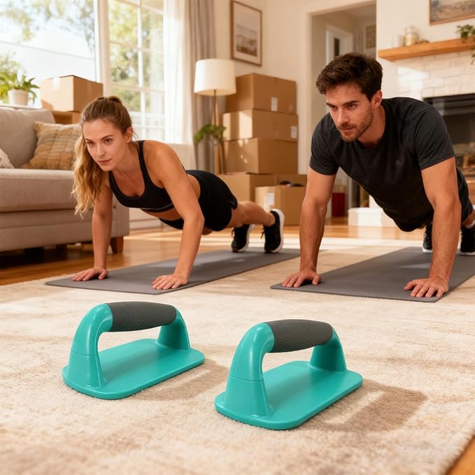 Push Up Handles - Multi-Functional Comfortable Bodybuilding Supplies for Strength Training, Pushup Stands for Home Workout Fitness Exercise Training Gym Pilates Yoga Boxing Full Body Conditioning