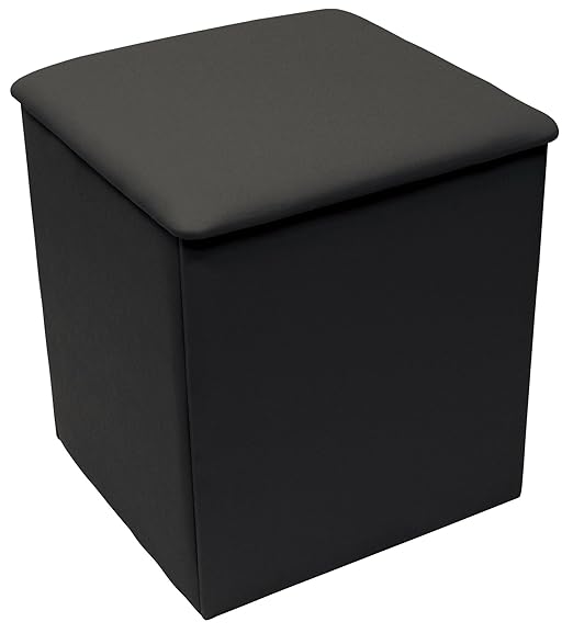 3B Scientific W15133B Black Large Pilates Box, 19-1/2" Length x 20-1/2" Width x 22-1/2" Height