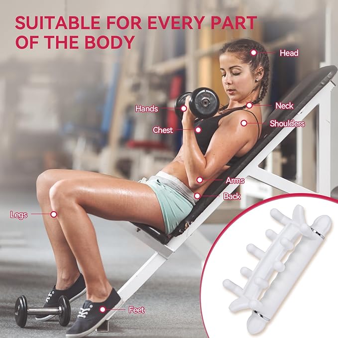 Fascia Blaster, Fascia Massage Tool for Tighten Skin Lymphatic Drainage Trigger Point Deep Tissue Neck,Shoulder,Lower Back,Psoas,Thighs, Gift for Women & Men