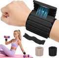 Abahub Wearable Wrist & Ankle Weights Set of 2, Stackable Magnetic Weighted Bracelet for Women, Waterproof Silicone Arm Leg Weights for Home Gym Workout, Running, Yoga & Pilates