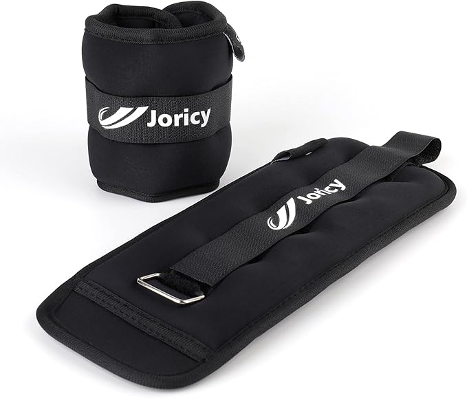 Ankle Weights A Pair of 1/2/3/4/6/8/10/12/20 LBS Wrist Leg Arm Weights for Women Men with Adjustable Straps, Strength weighted for Physical Therapy Running Walking Fitness Gym Workout