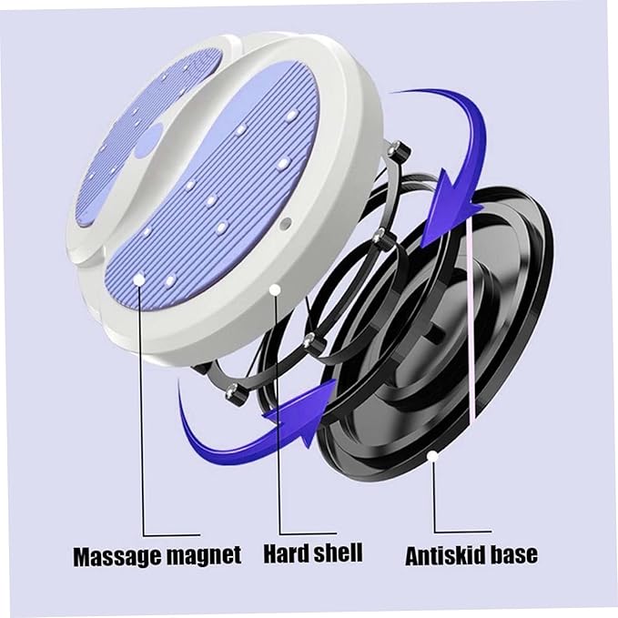 Twist Board Waist Trainer Twisting Waist Disc Exercise Fitness Waist Exercise Equipment Purple Abdominal Exercise Machine Ab Workout Equipment Ab Machine