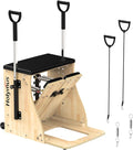 Upgrade Pilates Chair with Handles, Split Pedals, and Resistance Bands, Professional Yoga Chair for Home and Studio Use, Adjustable Resistance Levels