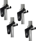 IRON AMERICAN Alpha Barbell Gym Wall Mount Storage 100+ Pound Capacity - Multi-Use Barbell Wall Holder, Barbell Hanger 4.25 x 6.75 x 7.25 Inches - Holds Any Standard Olympic Barbell - Hardware Included