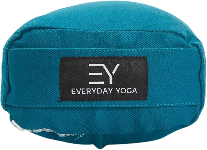 Everyday Yoga Premium Bolster, Soft & Supportive Meditation Pillow with Carry Handle, Lightweight Cushion for Restorative Yoga & Relaxation (Multi-Color)