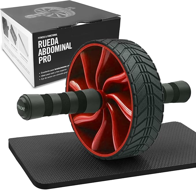 Ab roller wheel abdominal exercise core workout weight loss no noise easy to assembling light weight perfect home gym equipment for men & women